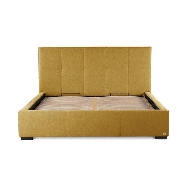 Oranžinės spalvos dvigulė lova Guy Laroche Home Allure, 140 x 200 cm-image-2