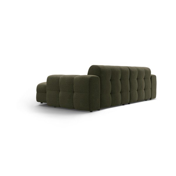 Žalios spalvos kampinė sofa (su dešiniuoju kampu/su gultu) Kendal – Micadoni -image-4