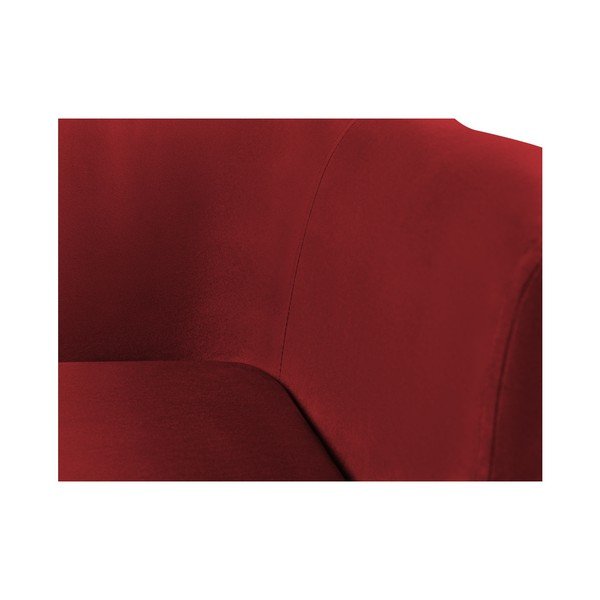 Raudono aksomo sofa "Kooko Home Glam", 175 cm-image-4