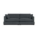 Sofa iš kordinio velveto pilkos spalvos 236 cm Mobby – Scandic
