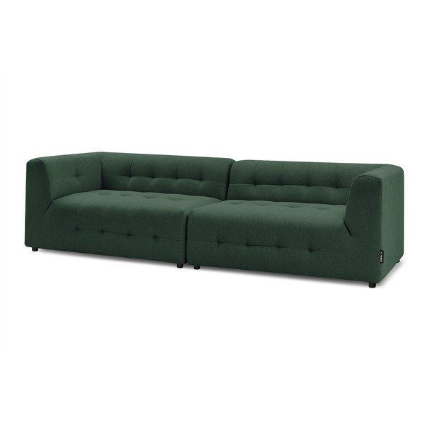 Tamsiai žalia sofa 324 cm Kleber - Bobochic Paris-image-4