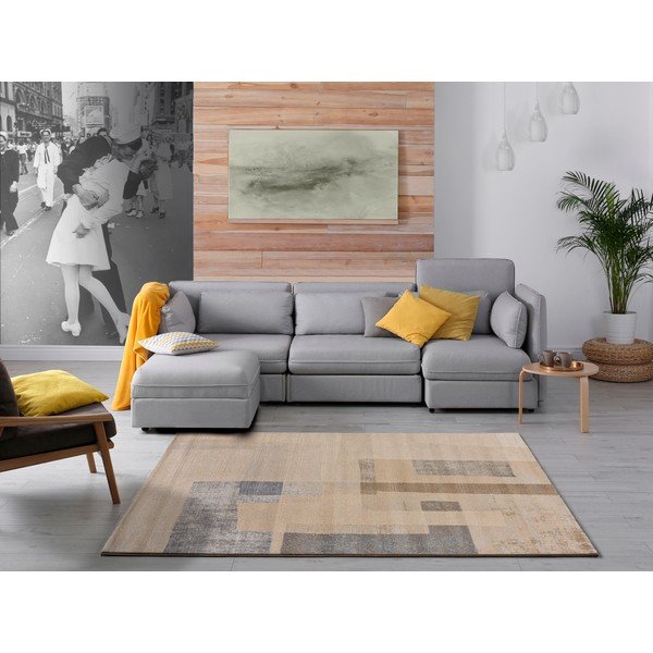 Smėlio spalvos kilimas 80x150 cm Cream - Universal-image-1