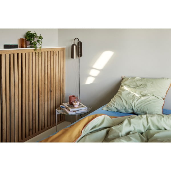 Apvalios formos šoninis stalas su stikliniu stalviršiu ø 45 cm Beam – Hübsch-image-3