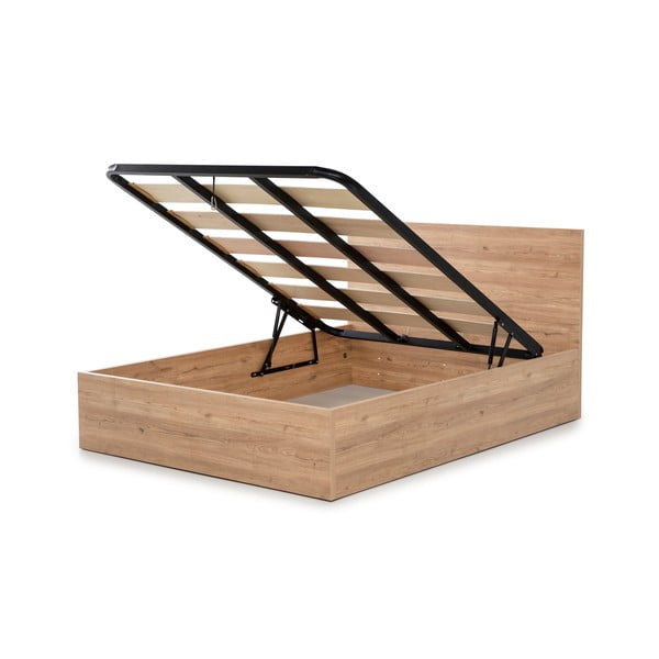 Dvigulė lova su daiktadėže ir grotelėmis 160x200 cm Kronos - Marckeric-image-4