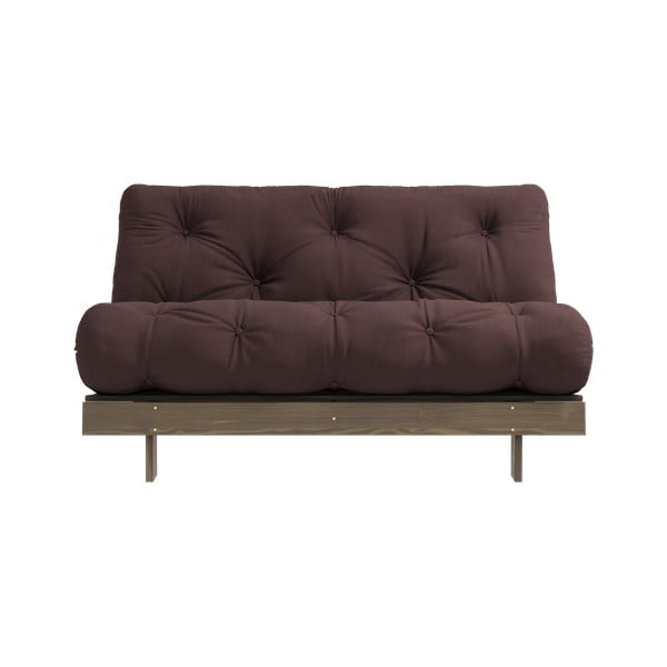 Sulankstoma sofa tamsiai rudos spalvos 140 cm Roots – Karup Design