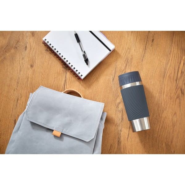 Pilkas termo puodelis 0,36 l Easy Twist - Tefal-image-3