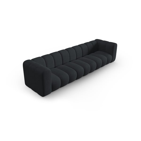 Sofa juodos spalvos 318 cm Lupine – Micadoni Home-image-3