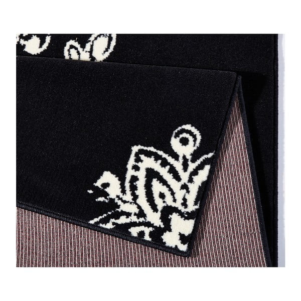 Juodai baltas kilimas Hanse Home Gloria Blossom, 80 x 150 cm-image-2