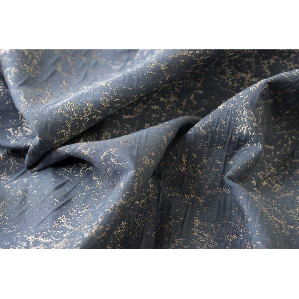 Užuolaida tamsiai mėlynos spalvos/pilkos spalvos 135x280 cm Wayland – Mendola Fabrics-image-3