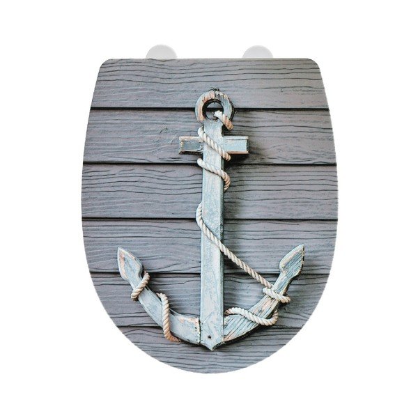 Blizgi tualeto sėdynė Wenko Rope, 45 x 36,5 cm