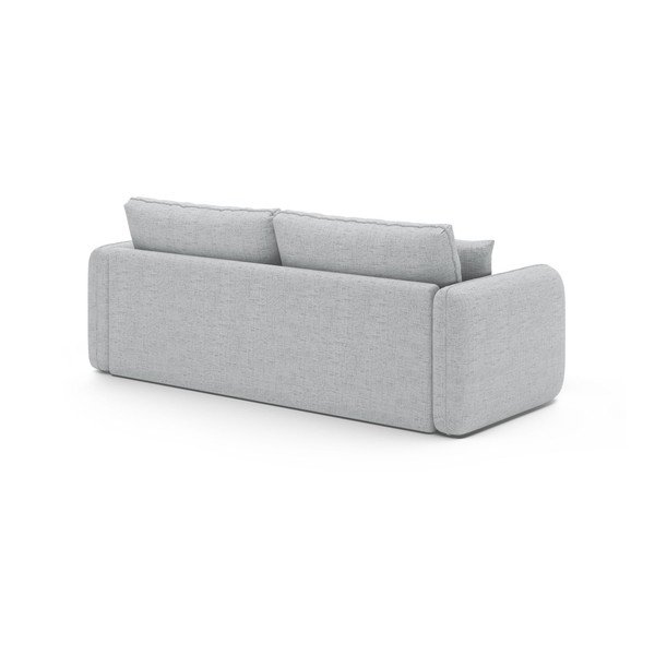 Šviesiai pilkos spalvos sulankstoma sofa 225 cm – Micadoni -image-4