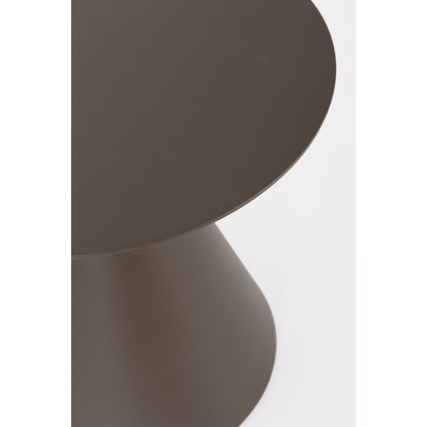 Iš aliuminio apvalios formos sodo šoninis staliukas ø 50 cm Aloha – Bizzotto-image-1