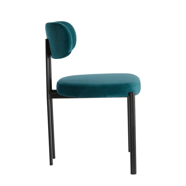 Iš aksomo valgomojo kėdės smaragdinės spalvos 2 vnt. Sonja – Light & Living-image-4