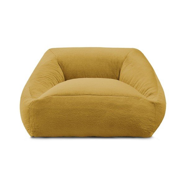 Geltonos spalvos sėdmaišis iš dirbtinio kailio Lilibet – Bobochic Paris-image-2