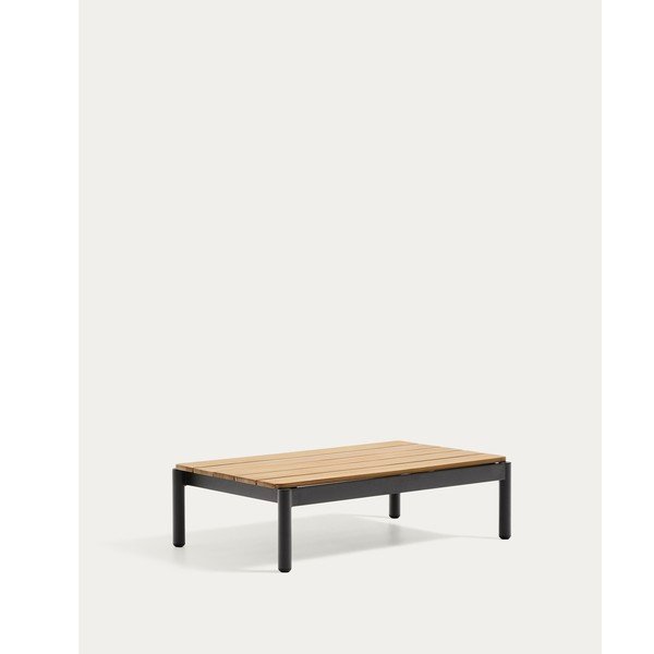 Iš tikmedžio masyvo sodo kavos staliukas 57x91 cm Sorells – Kave Home-image-3