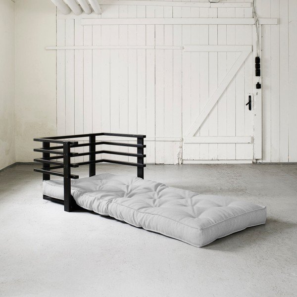 Kintamas fotelis "Karup Funk Black/Light Grey-image-3