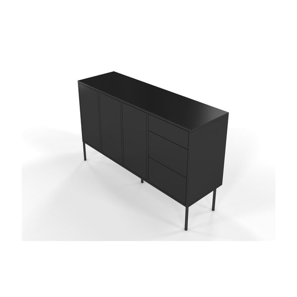 Juoda komoda Skandica Mirka-image-3