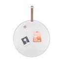 Balto metalo skelbimų lenta PT LIVING Perky, ø 50 cm