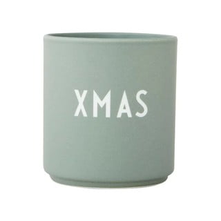 Žalios spalvos dirbtinio porceliano puodelis Design Letters Favourite, 0,25 l