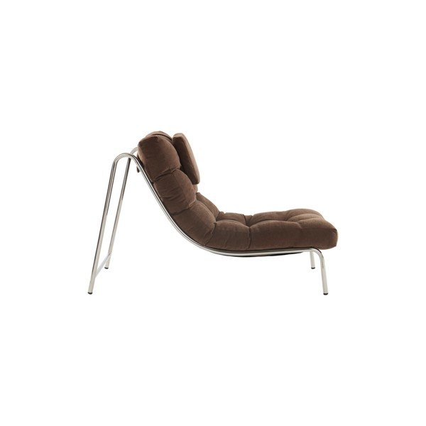 Pilkai smėlinės spalvos krėslas iš šenilinio audinio Burleson – Jotex-image-3
