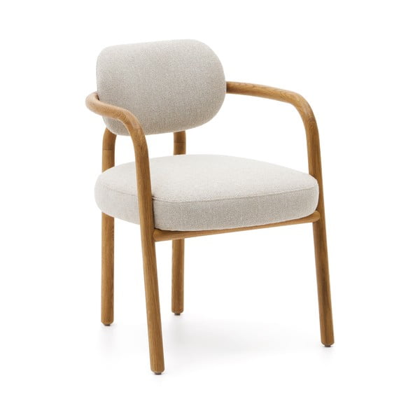 Valgomojo kėdė rudos spalvos/kreminės spalvos Melqui – Kave Home