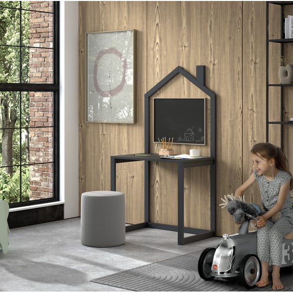 Iš pušies masyvo vaikiškas rašomasis stalas 50x80.5 cm DALLAS – Vipack-image-1