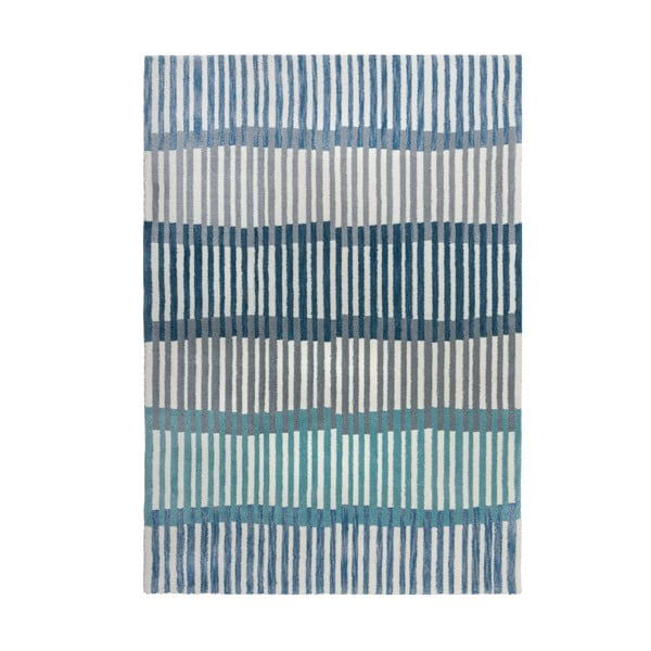 Mėlynas kilimas Flair Rugs Linear Stripe, 120 x 170 cm
