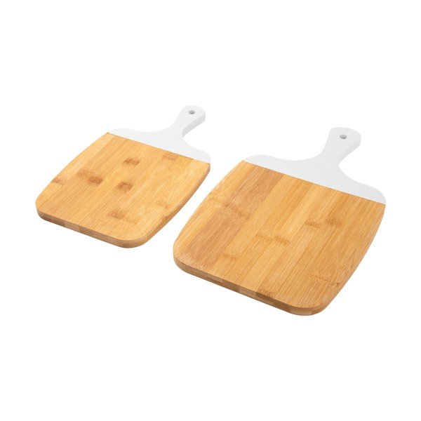 2 bambukinių lentelių rinkinys su baltos spalvos rankena PT LIVING Gourmet-image-3