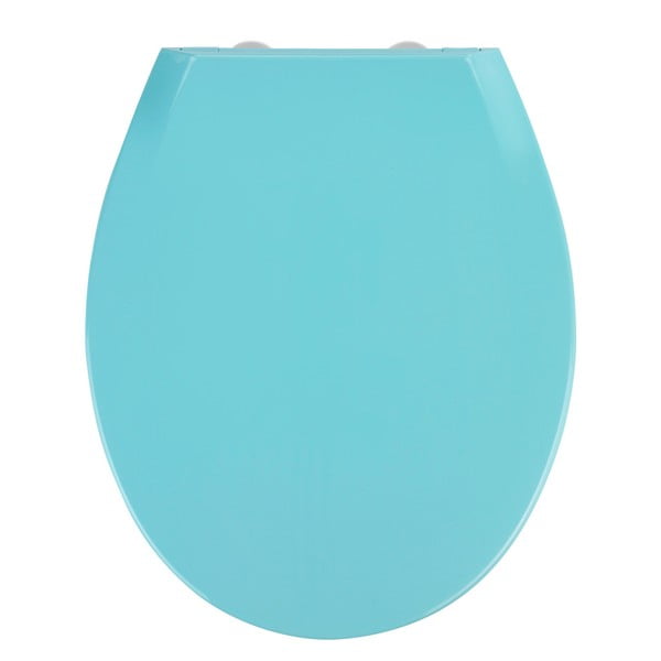 Mėlyna tualeto sėdynė Wenko Kos, 44 x 37 cm