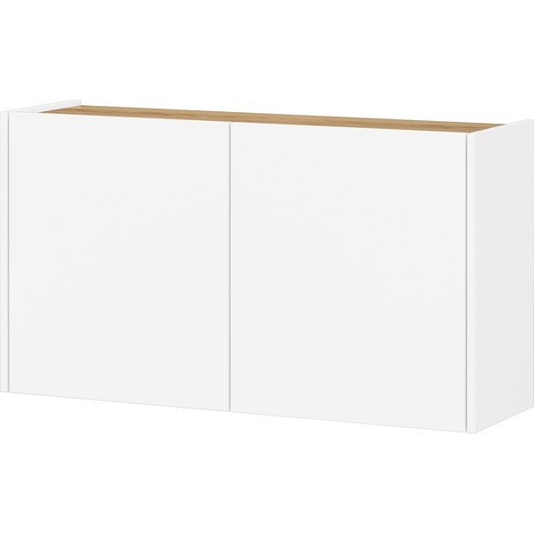 Baltos spalvos pakabinama spintelė iš ąžuolo 93x52x29 cm Libbiano – Germania