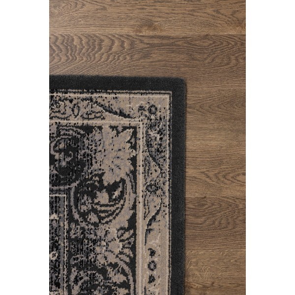 Kilimas iš vilnos tamsiai pilkos spalvos 133x180 cm Zana – Agnella-image-3