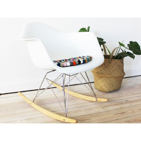 Wooldot Ball vilnos rutuliukų kėdės patiesalas Multi Pang, ⌀ 39 cm-image-2