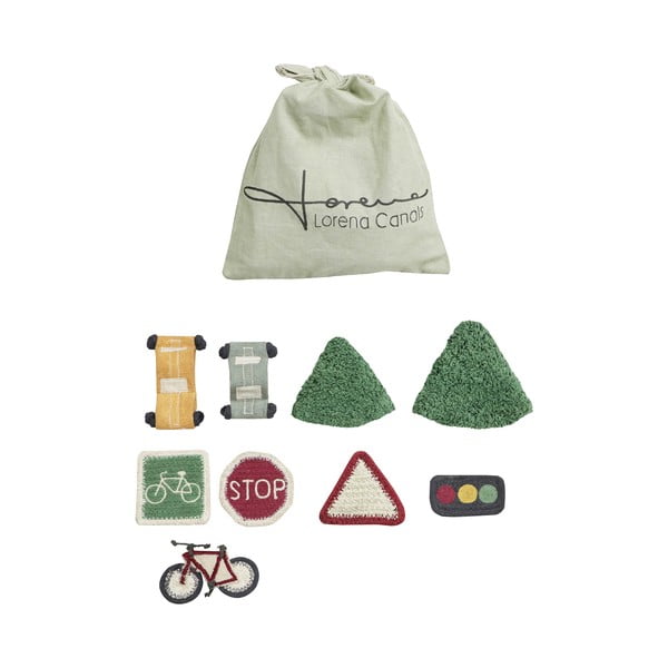 Iš medvilnės vaikiškas žaidimų kilimas pilkos spalvos 120x170 cm Eco-City – Lorena Canals-image-4