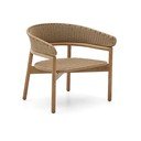 Natūralios spalvos medžio masyvo sodo krėslas Arinella – Kave Home