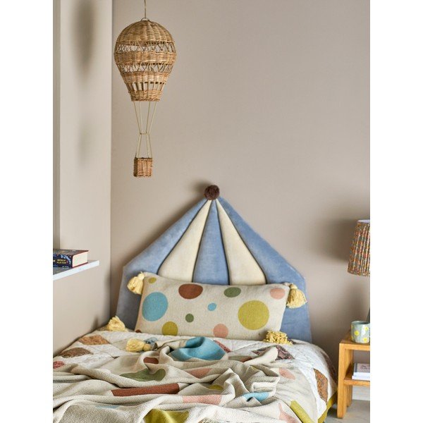 Kreminės spalvos vaikiškas pledas 130x160 cm Clennie – Bloomingville Mini-image-4