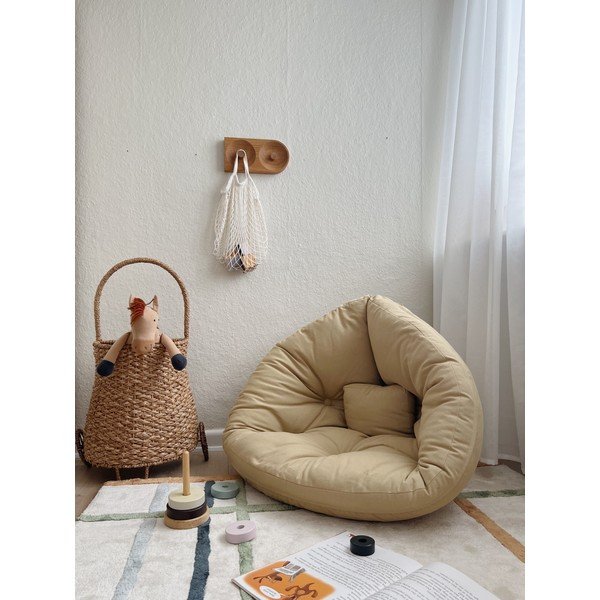 Geltonas vaikiškas fotelis Mini Nido - Karup Design-image-1