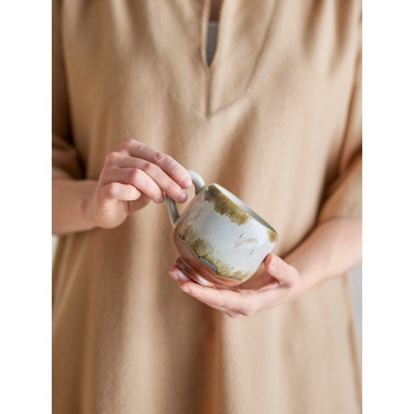 Iš akmens masės puodeliai 4 vnt. kapučino 200 ml Jade – Bloomingville-image-1