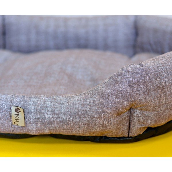 Šviesiai ruda medvilninė lova 90x70 cm Bobík - Petsy-image-3