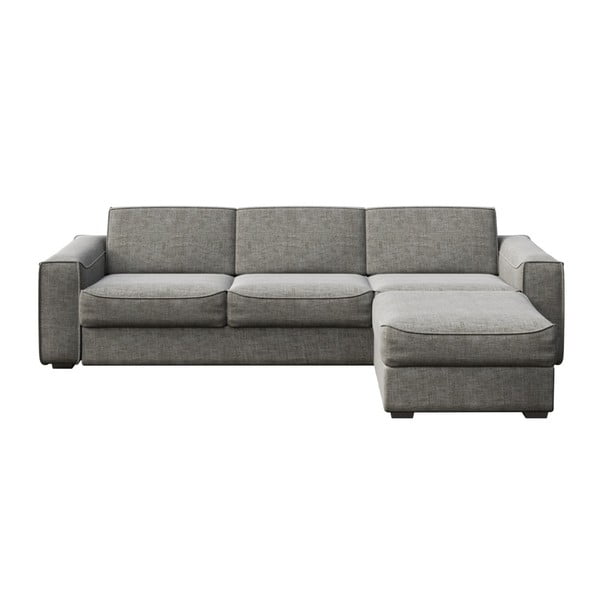 MESONICA Munro pilka sofa-lova su keičiamu gulto dydžiu, 308 cm