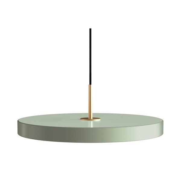 Kabantis šviestuvas šviesiai žalios spalvos LED su metaliniu gaubtu ø 43 cm Asteria – UMAGE