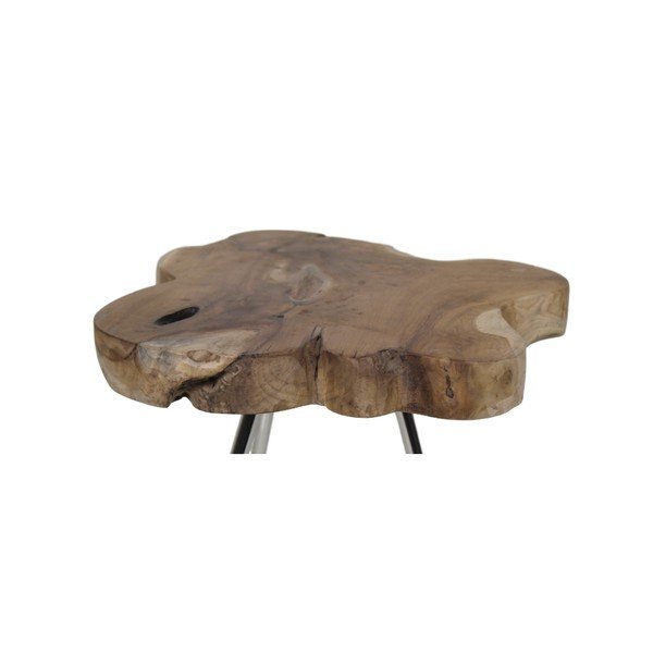 HSM kolekcijos "Tribe" sulankstomas stalas su tikmedžio stalviršiu, ⌀ 40 cm-image-1