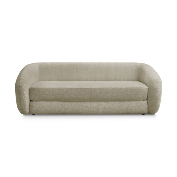 Šviesiai rudos spalvos iš šenilinio audinio sulankstoma sofa 228 cm Neyo – Bobochic Paris
