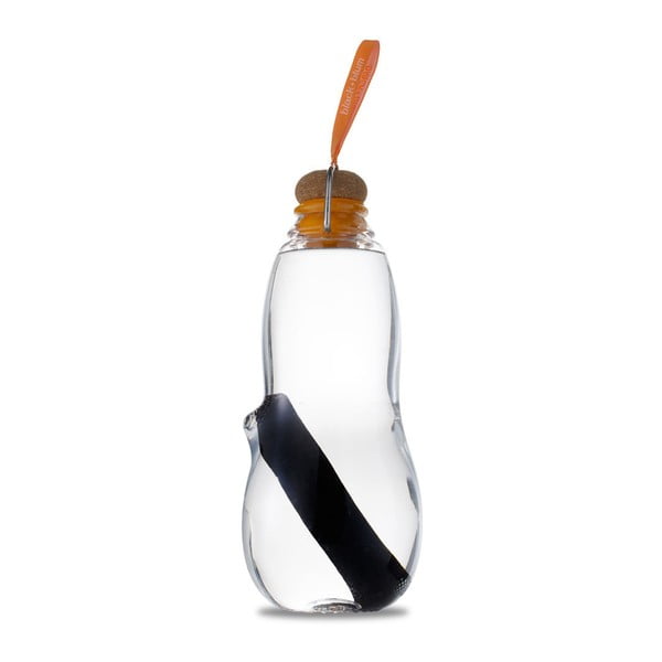 Oranžinis filtravimo buteliukas su binchotanu "Black + Blum Pure", 800 ml