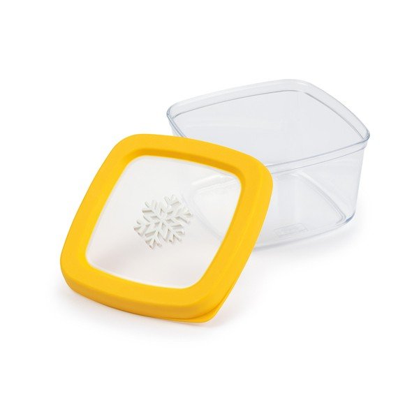 Geltonas maisto produktų indelis "Snips Snowflake", 0,5 l-image-2