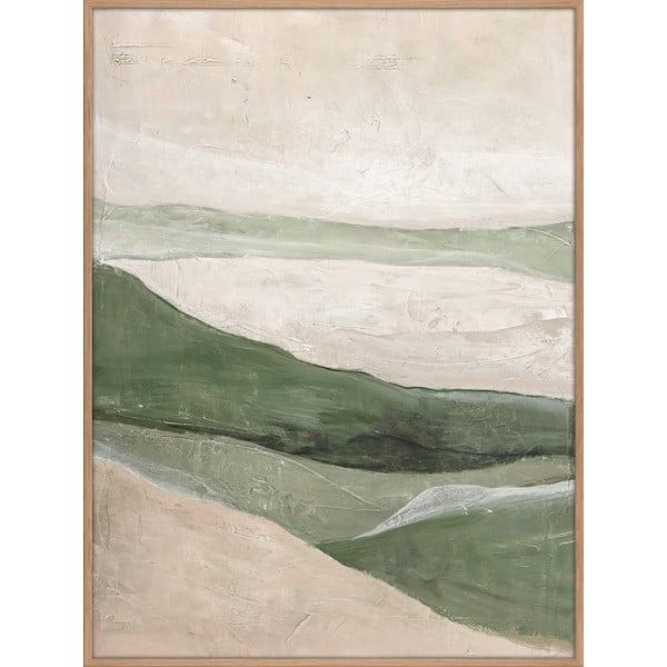 Paveikslas tapyba rankomis (tapyba) 90x120 cm Green Field    – Malerifabrikken