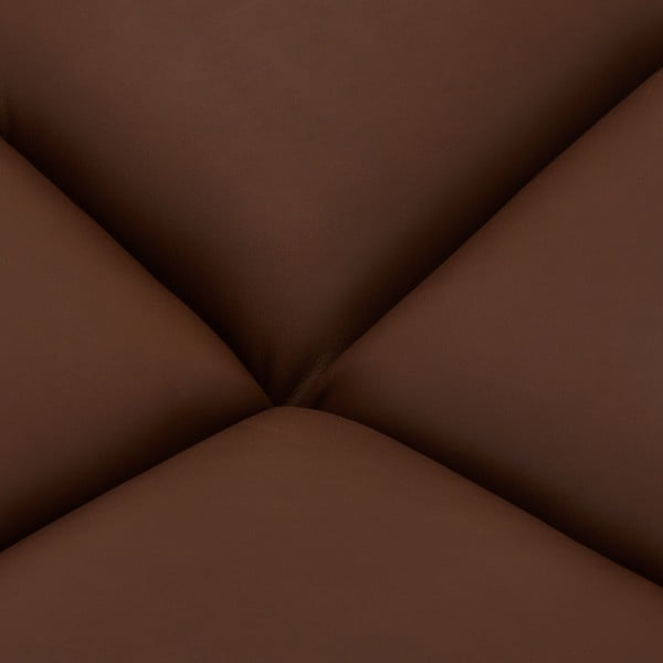 Taburetė iš odos tamsiai rudos spalvos Miami – Furnhouse-image-4