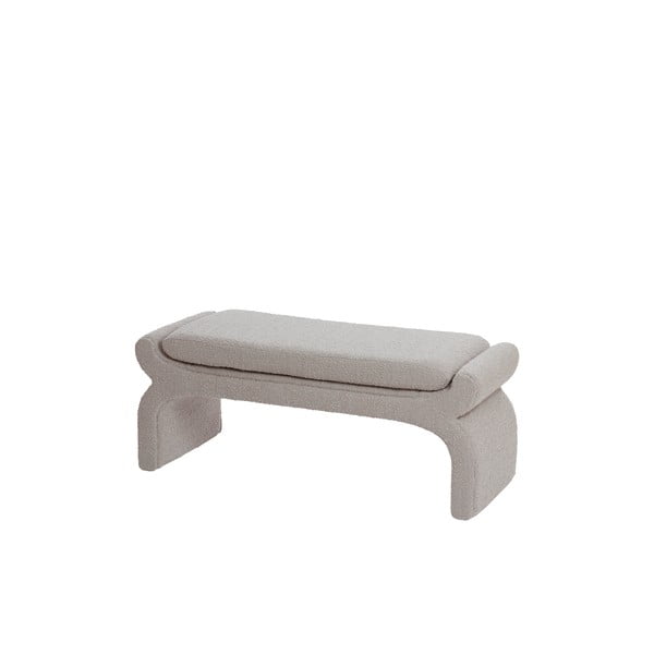 Iš boucle suolas smėlio spalvos Nafya – Light & Living-image-2