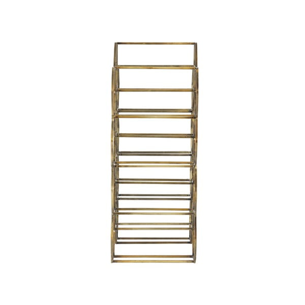 Bronzos spalvos metalinis vyno stovas 12 butelių Salbris - Light & Living-image-3