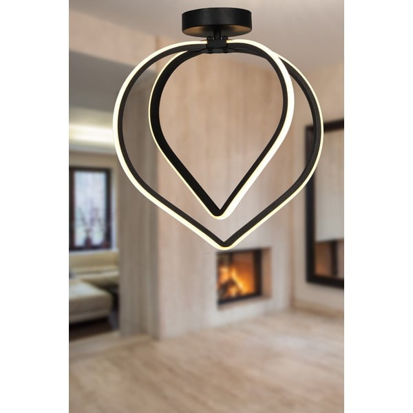 Juodos spalvos iš metalo lubinis šviestuvas LED Pars – Squid Lighting-image-1