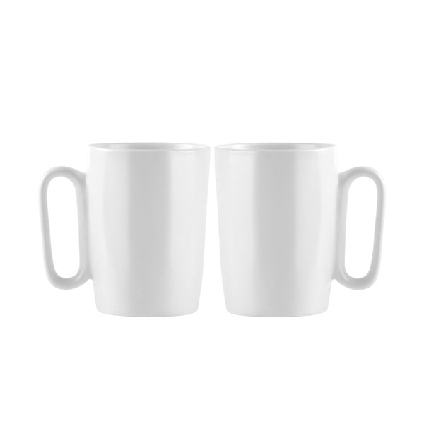 Iš akmens masės puodeliai baltos spalvos 2 vnt. 250 ml Fuori – Vialli Design